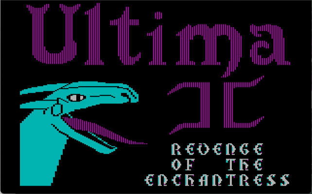 Exploração de dungeon em Ultima I